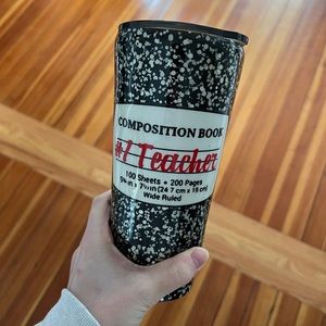 Teacher tumbler cup! Never been used.